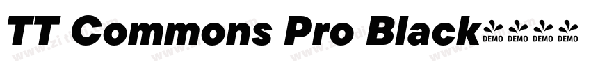 TT Commons Pro Black字体转换